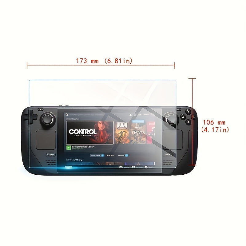 Tempered Glass Screen Protector for Game Console, Anti Scratch Guard Film