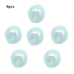 10pcs Acrylic Colorful Fig Pattern Beads Straight Hole DIY Mobile Chain