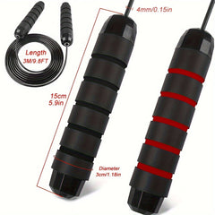 Adjustable Tangle Jump Rope for Rapid Speed Fitness Sports Gym & Weight Loss