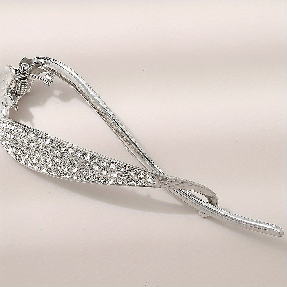 Liquid Metal Butterfly Hairpin Clip Head Claws Hair Style Accessories