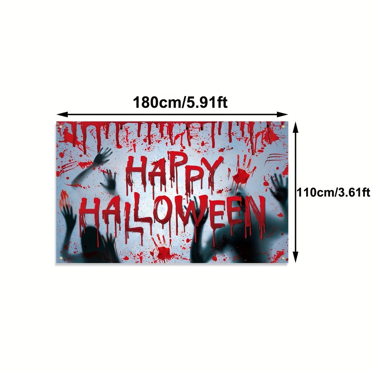 Halloween Backdrop Banner Background Hanging Decoration Horror Props
