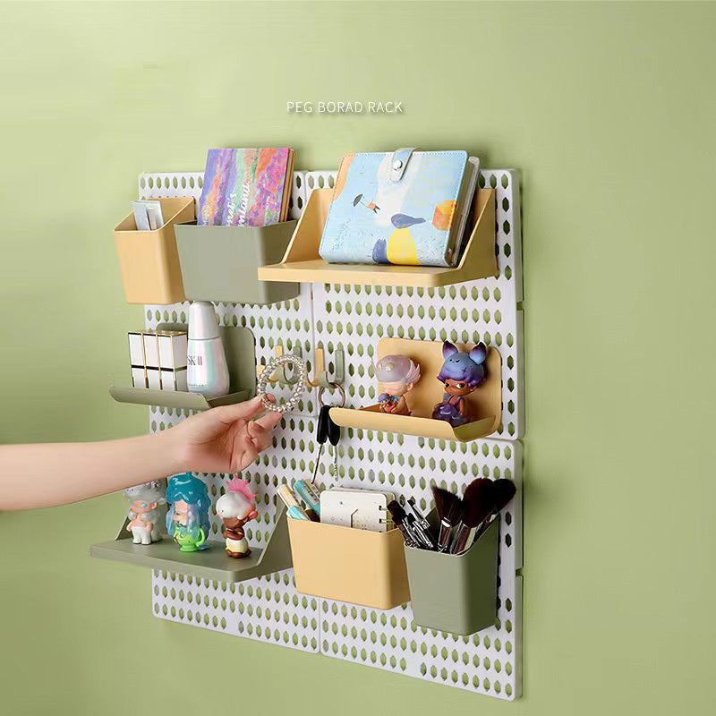 Hole Wall Hanging Storage Rack Household Perforated Board Wall Storage Rack