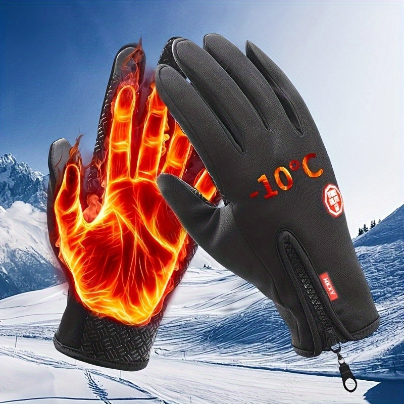 Waterproof Touch Screen Gloves Men Women Full Finger Warm Gloves