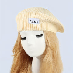 British Style Artist Hat Knitted Beanie Warm Beret
