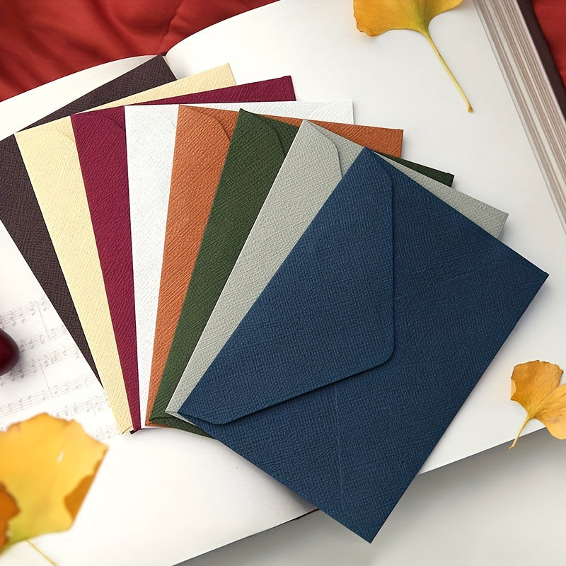 30PCS Vintage Woven Envelope Lovers' Confession Gift Postcard