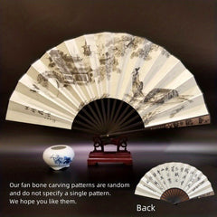 Men's Folding Fan Traditional Style Ancient Style Male's Fan