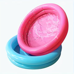 Compact Inflatable Swimming Pool Durable PVC Double Layer Round