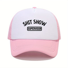 Mesh Baseball Cap Curved Brim Sunshade Summer Hat Men Women