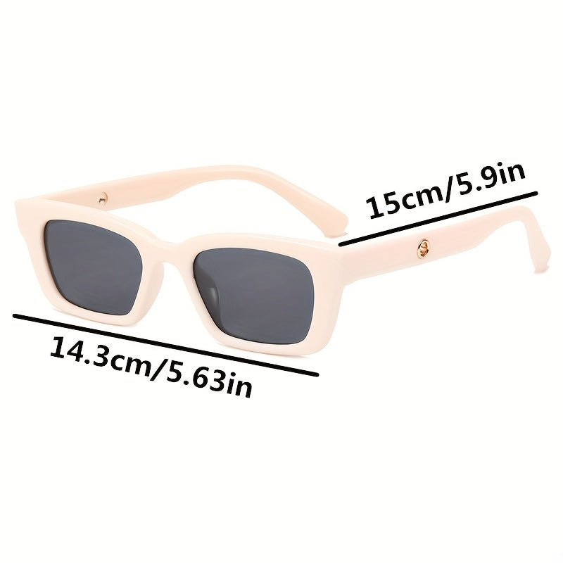 Rectangle Sunglasses Retro Glasses UV400