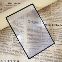 180X120mm PVC Magnifier Ultra Thin Convenient