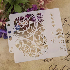 Lace Ruler Gear Pattern Painting Template DIY Hand-painted Graffiti
