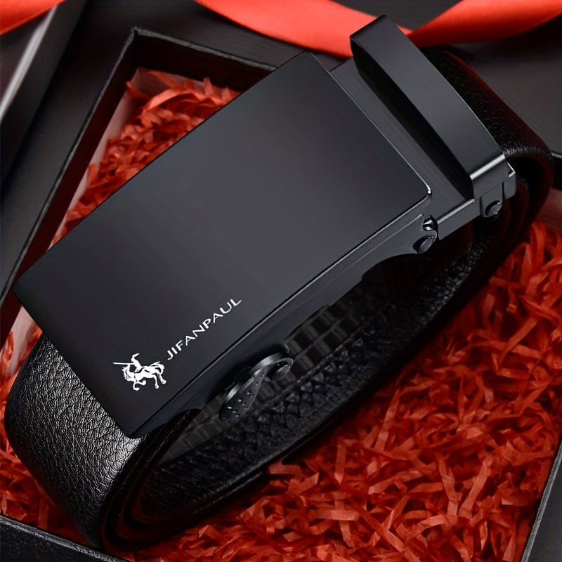 Men's PU Automatic Buckle Belt For Wedding Daily