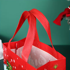 Christmas Pattern Storage Handbag Lightweight Non woven Bag
