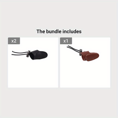 Adjustable Leather Archery Finger Tab Double-Layer Protector