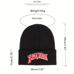 Hip hop Style Knitted Hat With Embroidery for Men