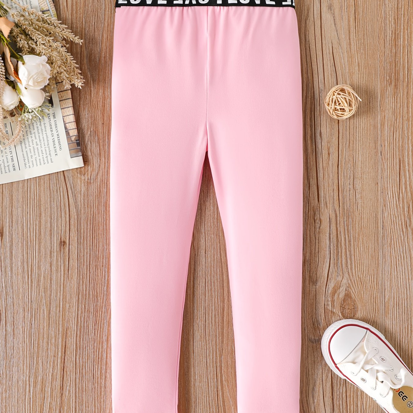 Girls Stretch Legging Pants Comfortable Yoga Footless Leggings