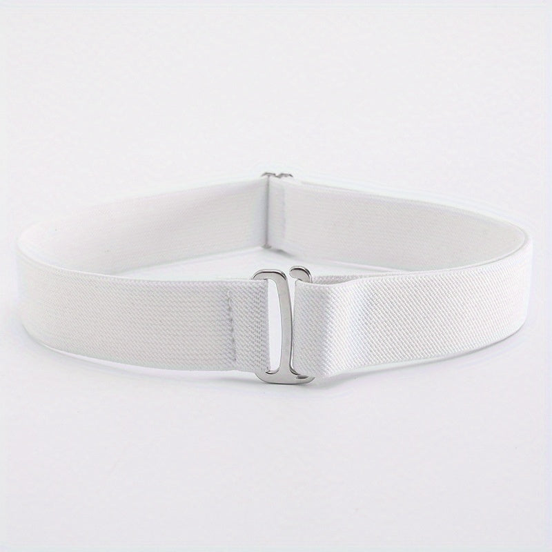 Invisible Adjustable Waist Belt Shirt Anti Wrinkle Elastic Belt