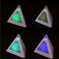 7 LED Digital Alarm Clock for Home Office Dorm Car & Boat