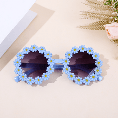 Daisy Flower Decor Sunglasses For Kids UV400