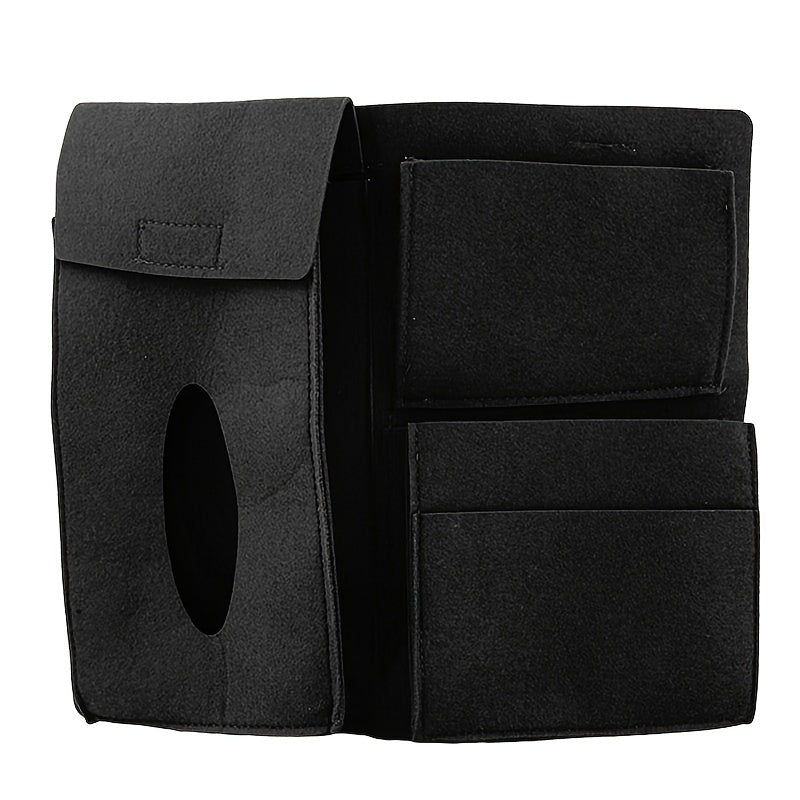 Car Back Seat Storage Bag Felt Organizer Tissue Holder Car Accessories