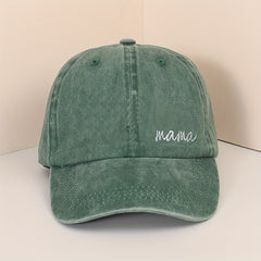 Unisex Sunshade Adjustable Baseball Cap MAMA Embroidery