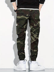 Men's Camo Flap Pocket Cargo Pants