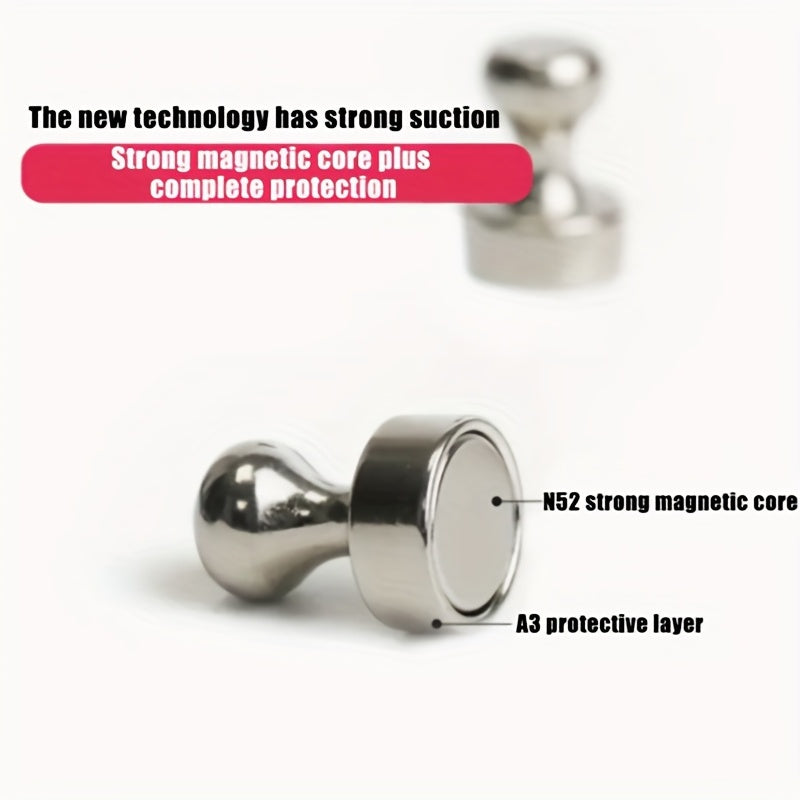 5pcs Neodymium Magnetic Pushpin Metal Strong Magnetic Tack Decompressing Toy