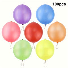 100pcs Punch Balloons Party Favors Bounce Balloons
