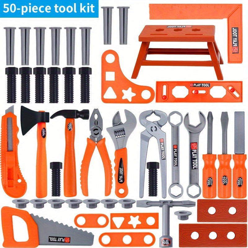 Kids Simulation Tool Box Puzzle Toy Combination Repair Tools Set