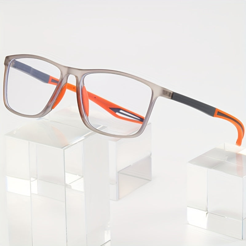 Clear Lens Sports Glasses For Women Men Students Crash Resist Spectacles