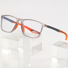 Clear Lens Sports Glasses For Women Men Students Crash Resist Spectacles