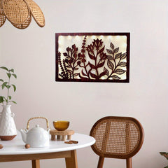 LED Retro Wooden Butterfly Wall Decoration Light