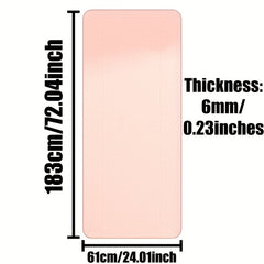 1pc TPE Double sided Non slip Cushioned Yoga Mat Pilates Supplies Home Fitness