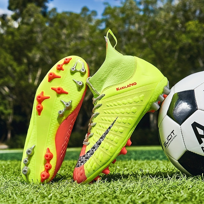 Boys Non Slip Football Cleat With Spikes Outdoor Soccer Shoes