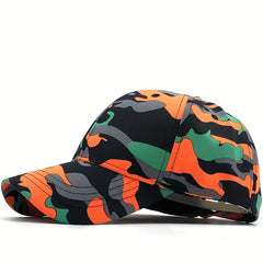 Summer Camo Tactical Baseball Cap with Embroidery for Fishing