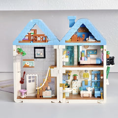 1000 pcs House Building Blocks Openable & Closeable Mixed Colors