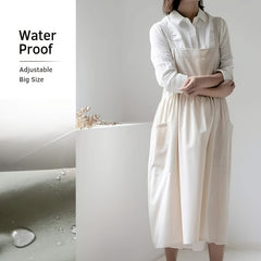 Waterproof Apron Large Size Kitchen Baking Art Manicure Gown