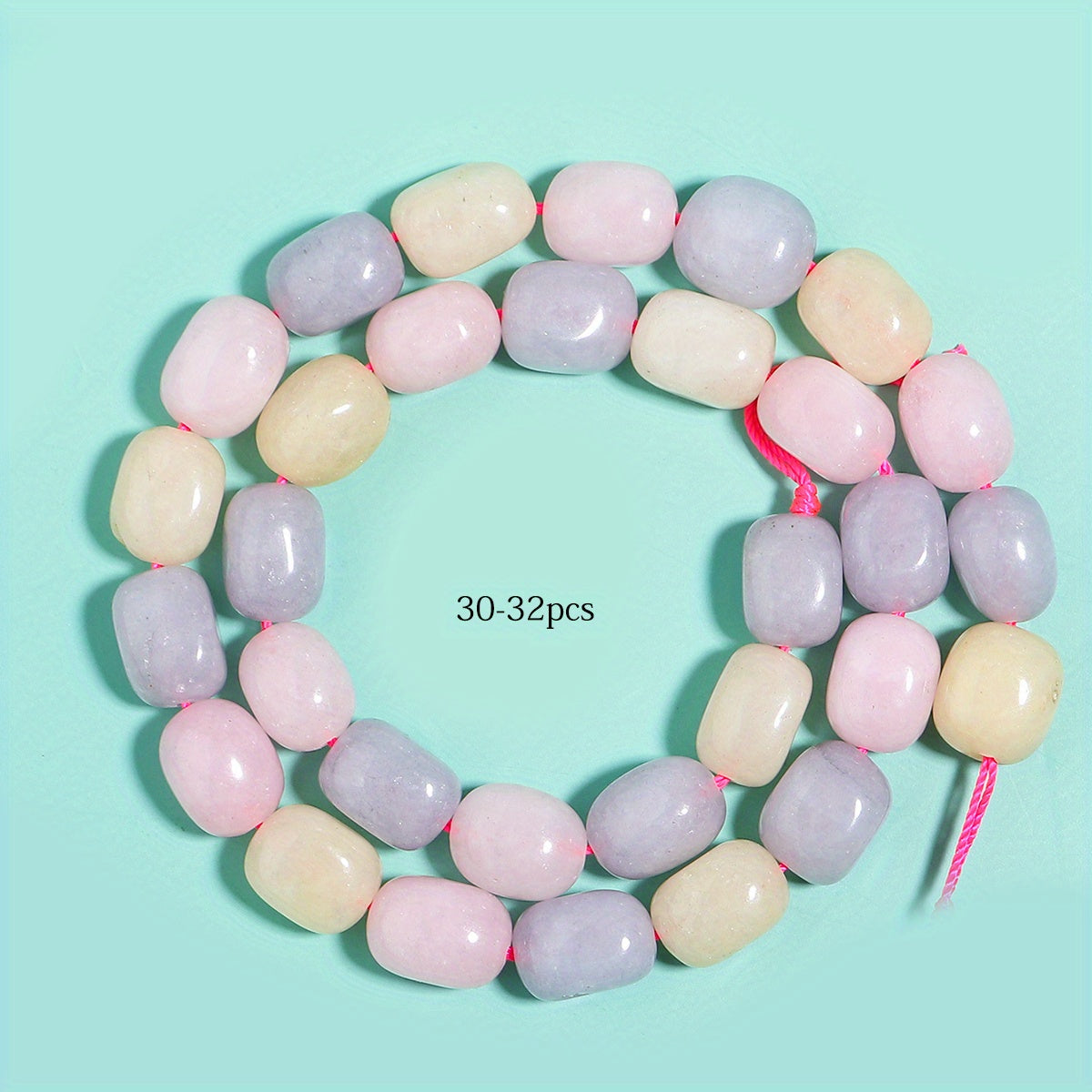 Amethyst Opal Agate Jade Spacer Beads Jewelry Making DIY