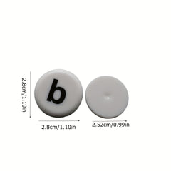8pcs Beach Bag Strap Buckle Insert Accessories For Rubber Tote Bag