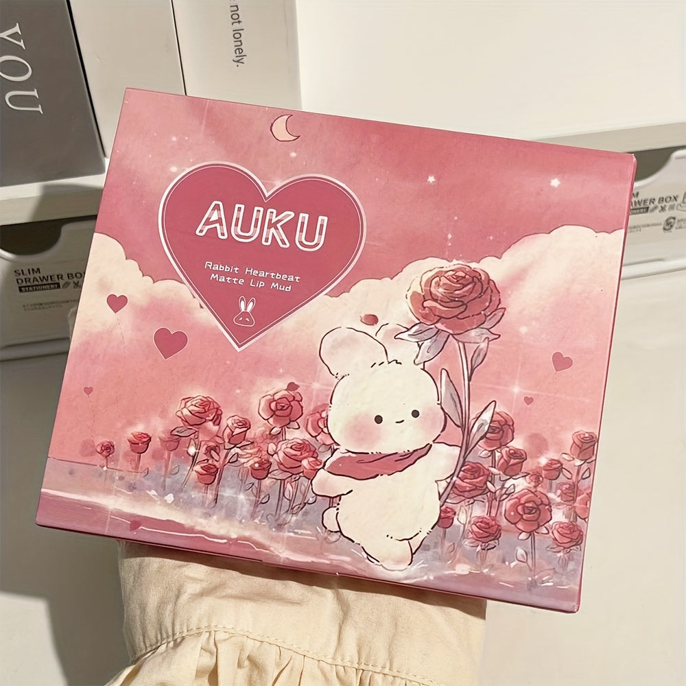 6-Pc Set Velvet Lip Glaze Natural Makeup Full Rendering Gift Women