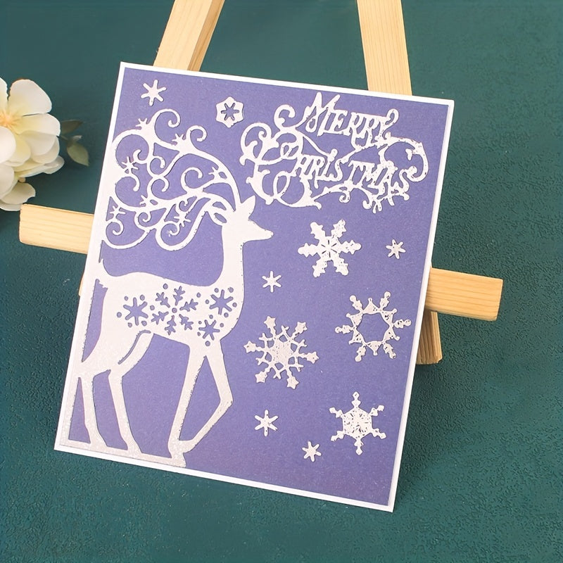 Christmas Die Cuts Card Snowflake Metal Cutting Dies Holiday Decoration