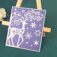 Christmas Die Cuts Card Snowflake Metal Cutting Dies Holiday Decoration