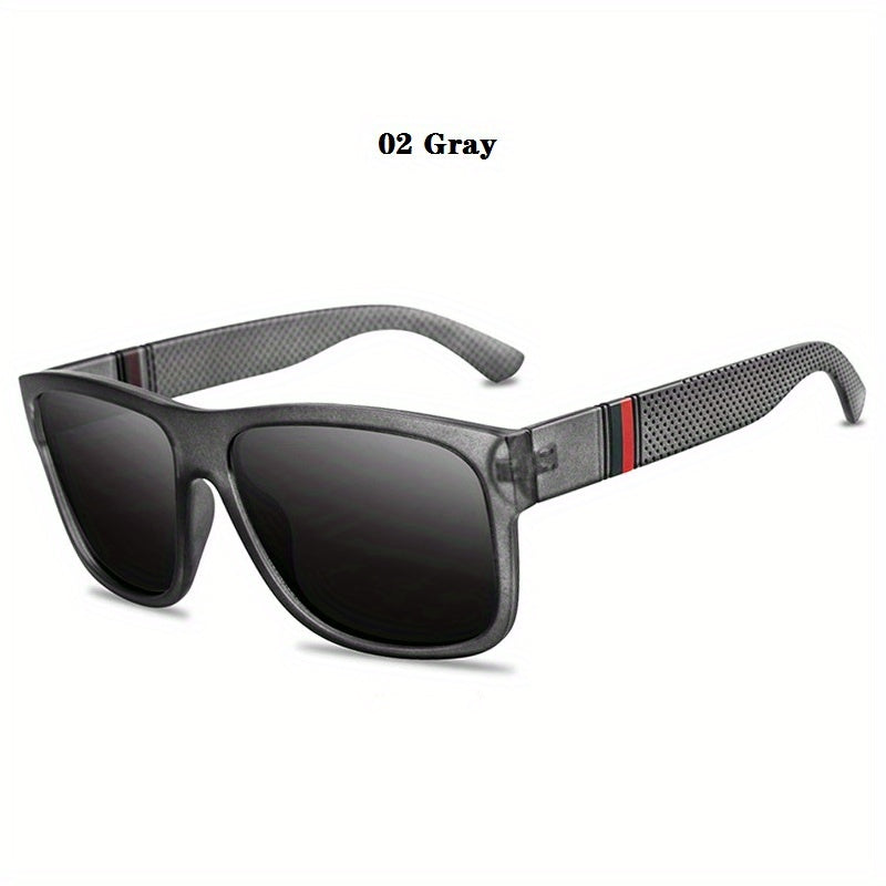 Vintage Large Square Polarized Sunglasses Unisex Driving Fishing UV400