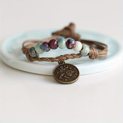 12 Constellation Retro Bracelet for Men