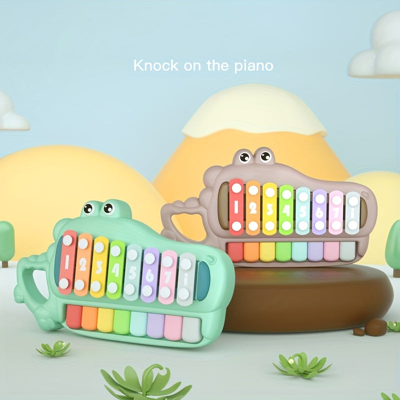 Crocodile Xylophone Set for Kids with Mallets