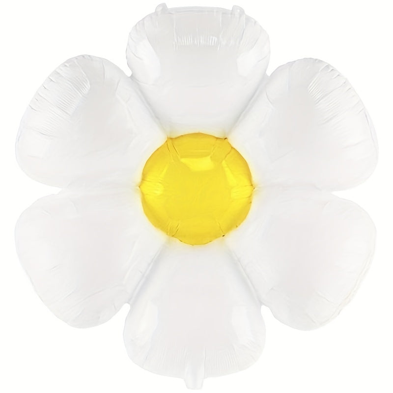 5pcs Small Daisy Aluminum Film Balloons - Party Decorations