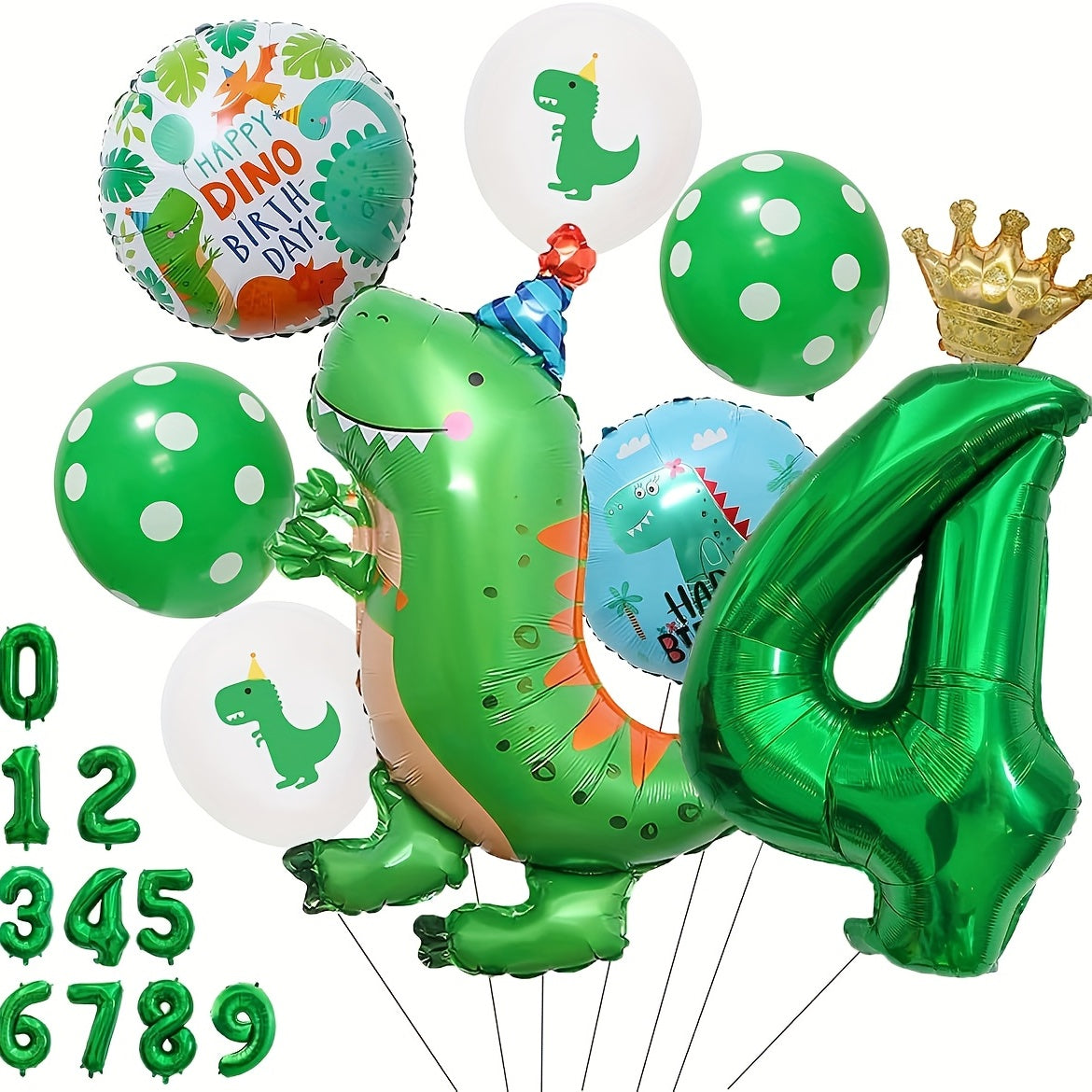 Dinosaur Birthday Balloons Dinosaur Party Decorations Dinosaur Balloon Sets