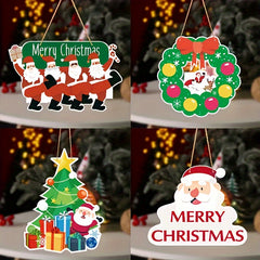 Christmas Decoration Door Hanging Wall Hanging Holiday Party Supplies
