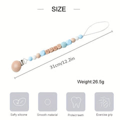 Baby Pacifier Clip Chain DIY Gift Dummy Pacifier Holder Clip Teether Toy Chain