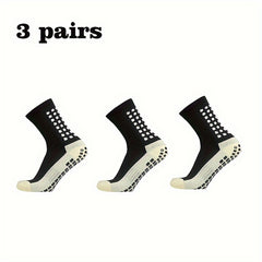 Non Slip Football Socks Crew Grip Socks For Men And Women